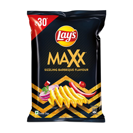 Lays Chips Maxx Sizziling Barbeque Flavour